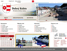 Tablet Screenshot of dolnykubin.sk